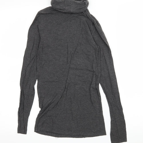 mbyM Womens Grey  Jersey Basic T-Shirt Size S