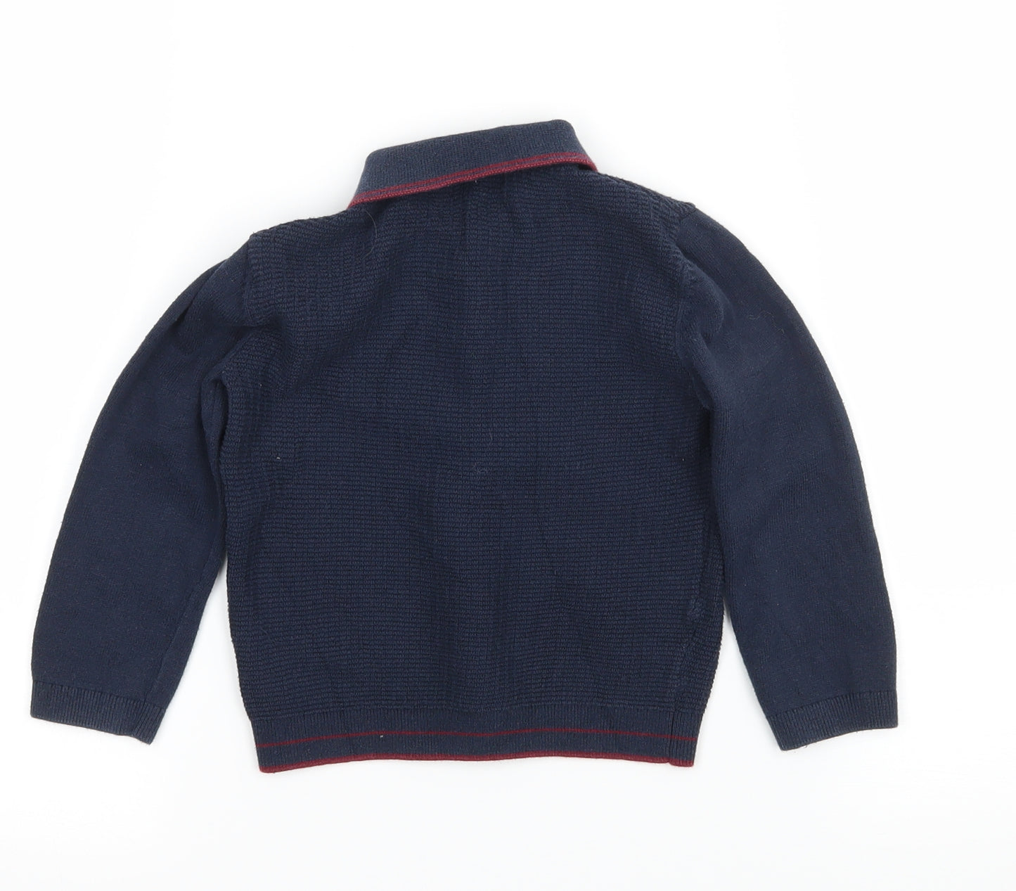 NEXT Boys Blue  Knit Pullover Jumper Size 2-3 Years