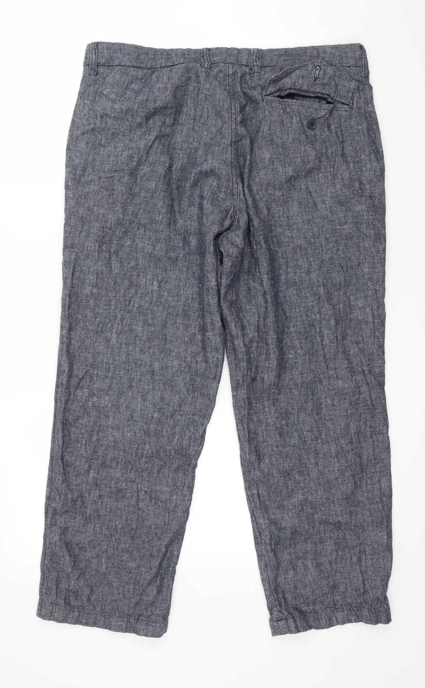 Samuel Windsor Mens Blue   Trousers  Size 36 in L27 in