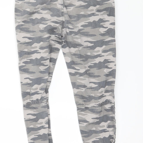 TU Boys Grey Camouflage Denim Jogger Trousers Size 9 Years