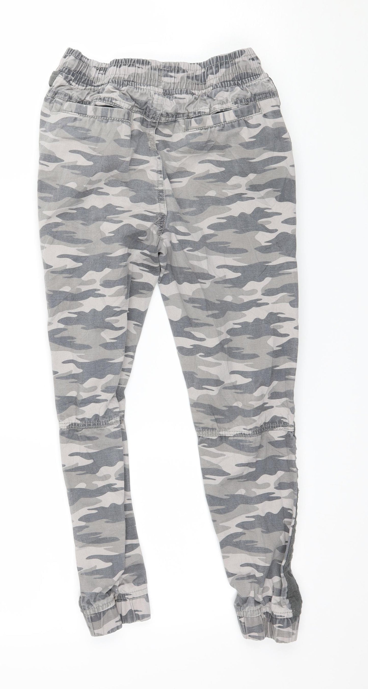 TU Boys Grey Camouflage Denim Jogger Trousers Size 9 Years