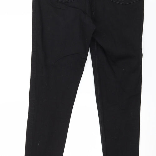 COLLUSION Womens Black  Denim Skinny Jeans Size 28 in L34 in