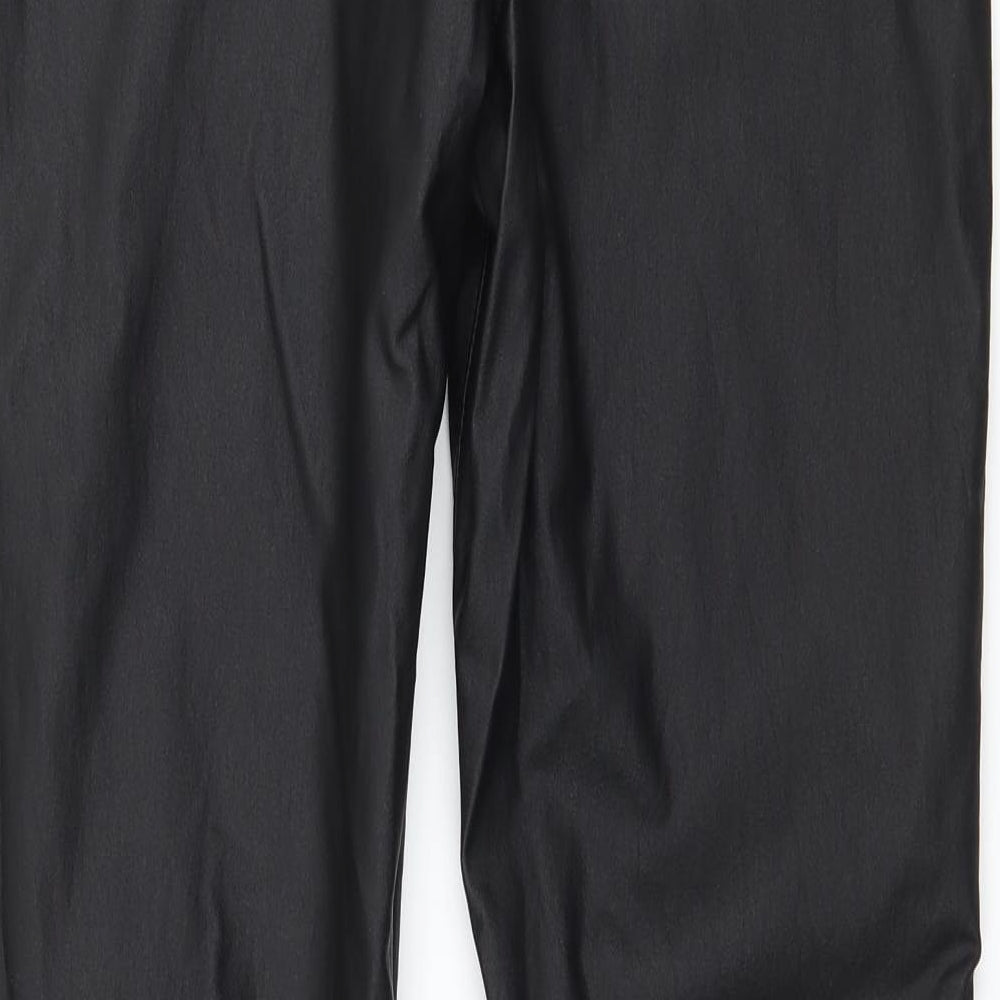 M&Co Womens Black   Trousers  Size 14 L29 in