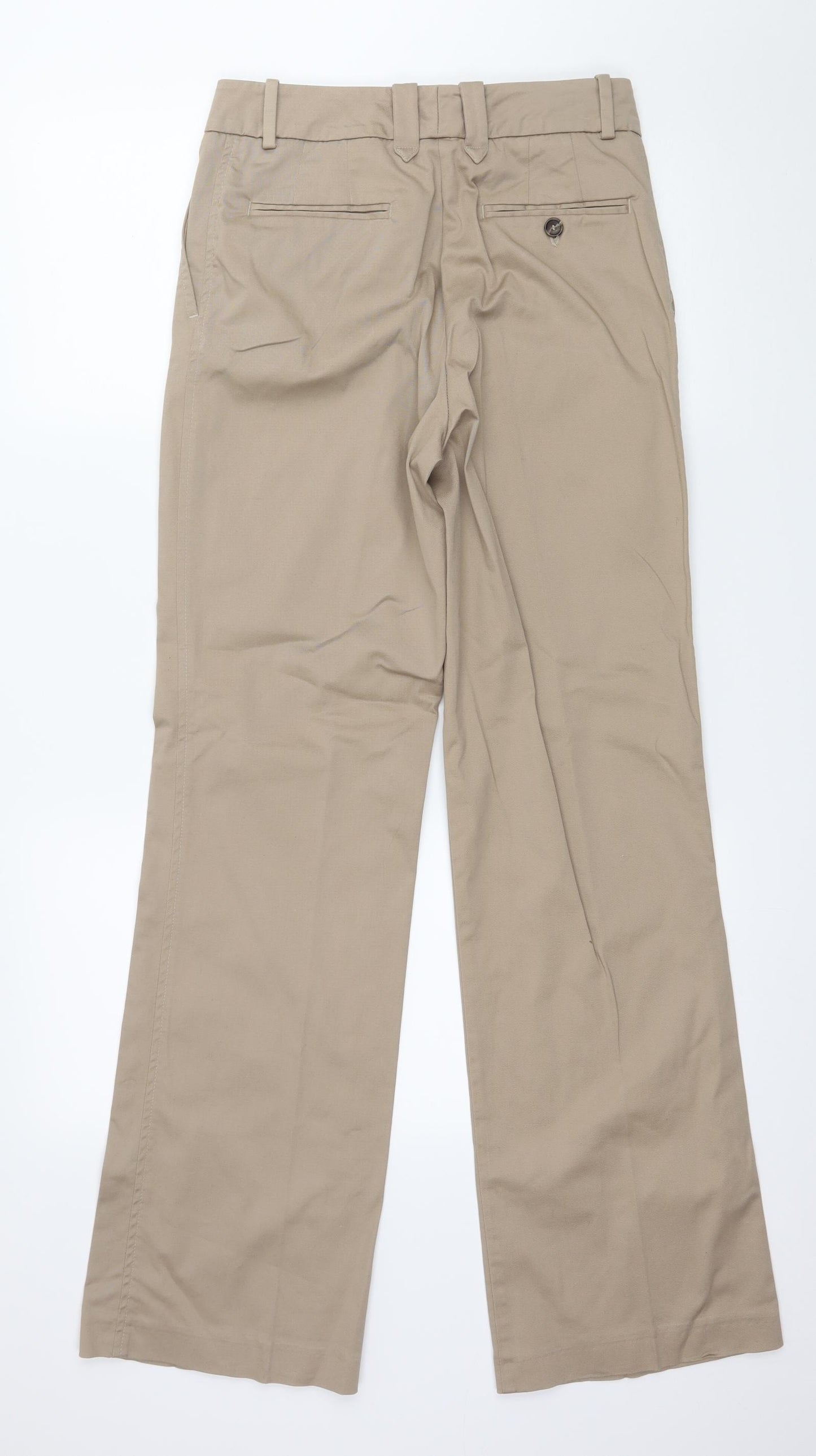 H&M Womens Brown   Trousers  Size 8 L32 in