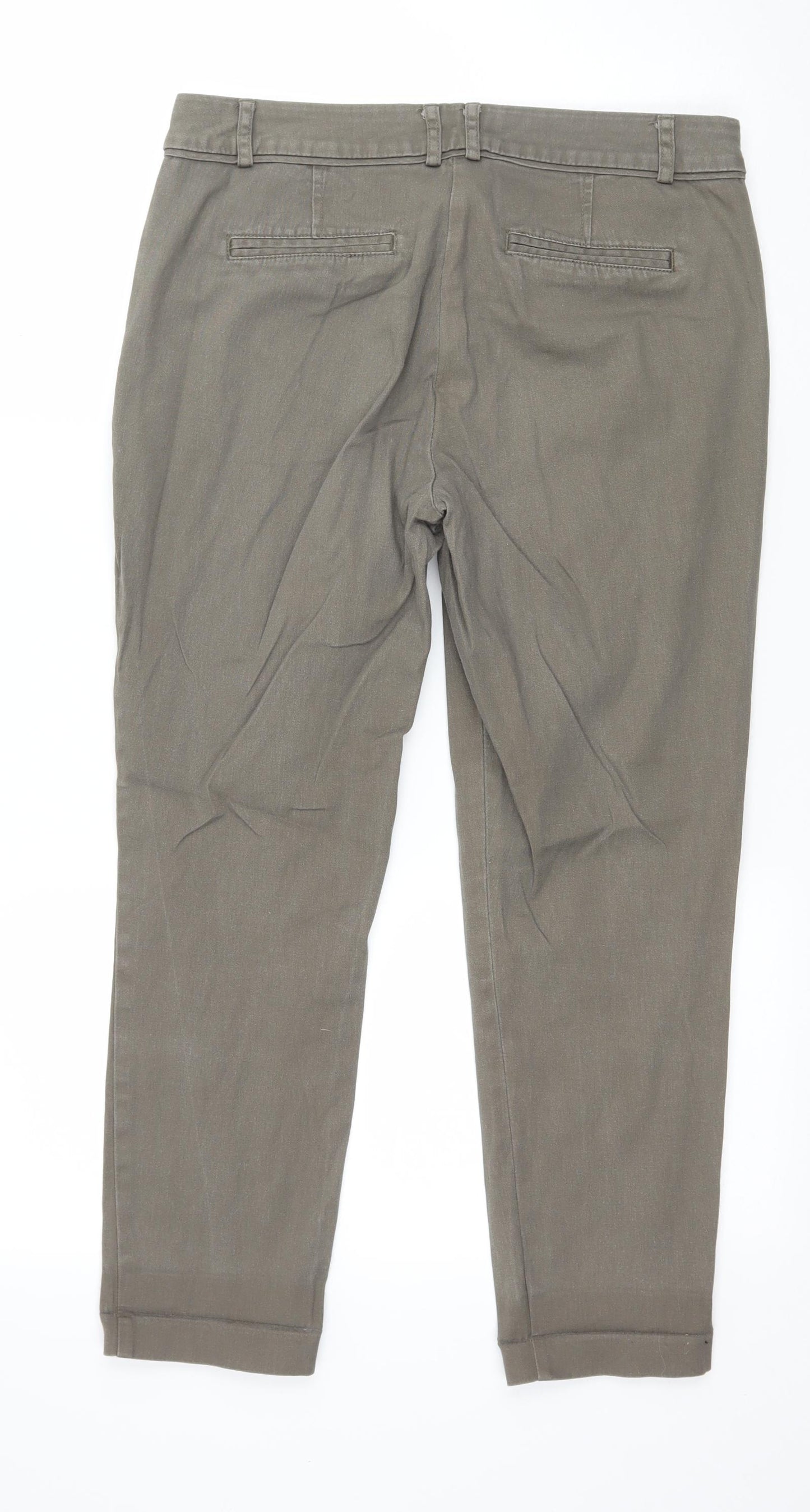 Wallis Womens Grey   Trousers  Size 12 L25 in