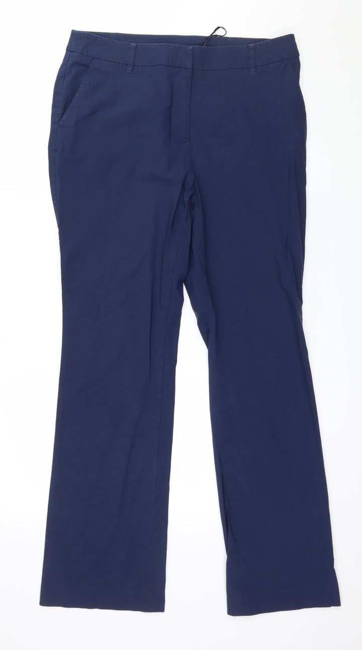 TU Womens Blue Trousers Size 12 L30 in