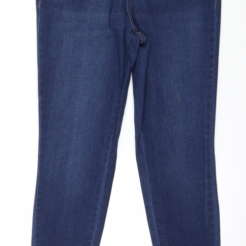 Tu Womens Blue  Denim Skinny Jeans Size 12 L26 in