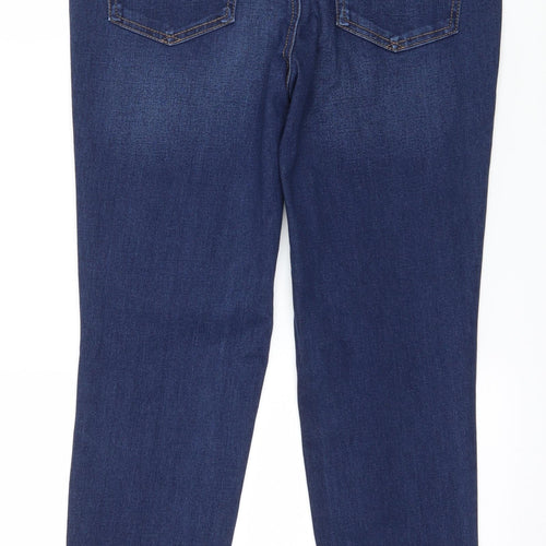 Tu Womens Blue  Denim Skinny Jeans Size 12 L26 in