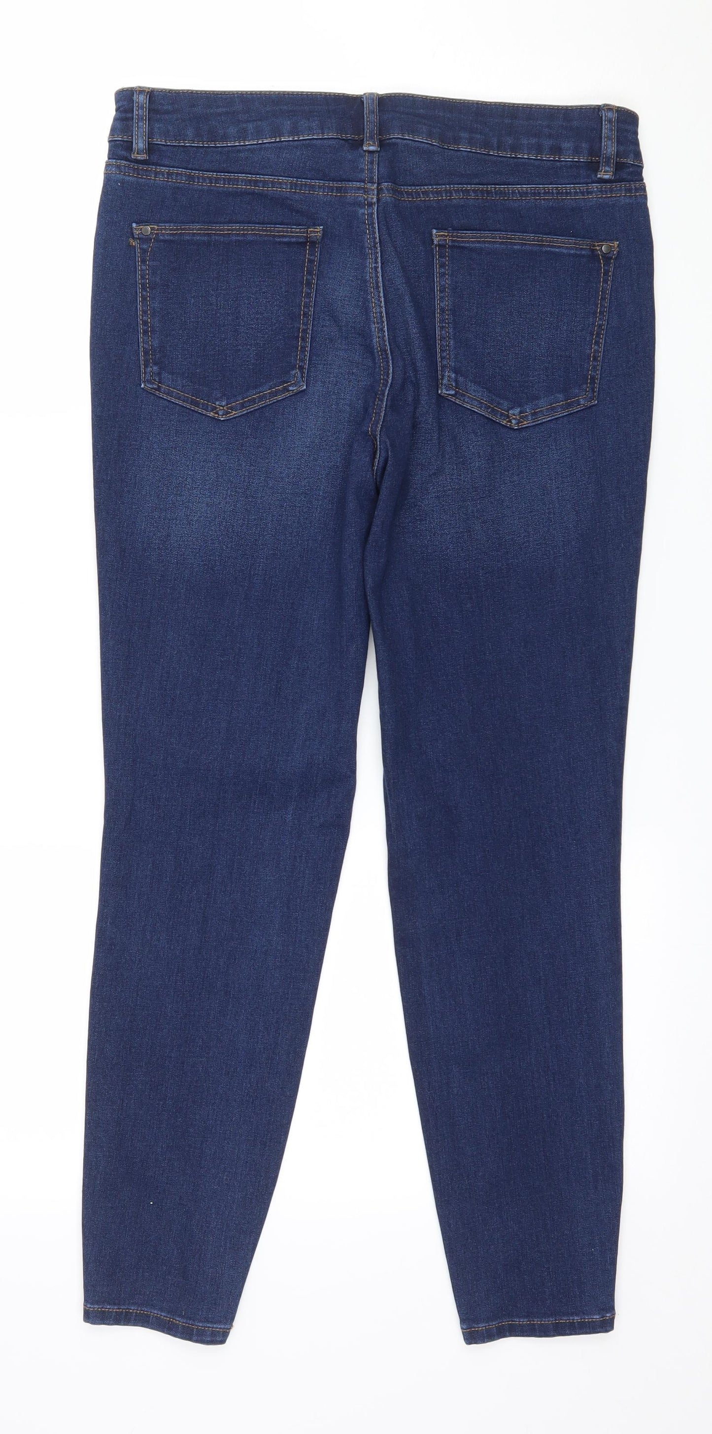 Tu Womens Blue  Denim Skinny Jeans Size 12 L26 in