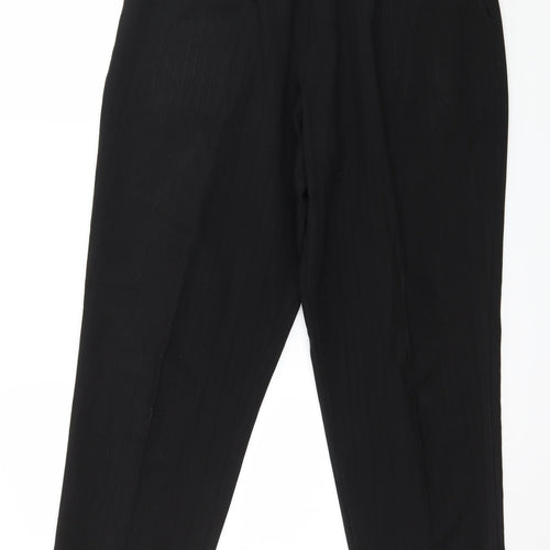 Felisa Womens Black    Trousers Size 12 L27 in