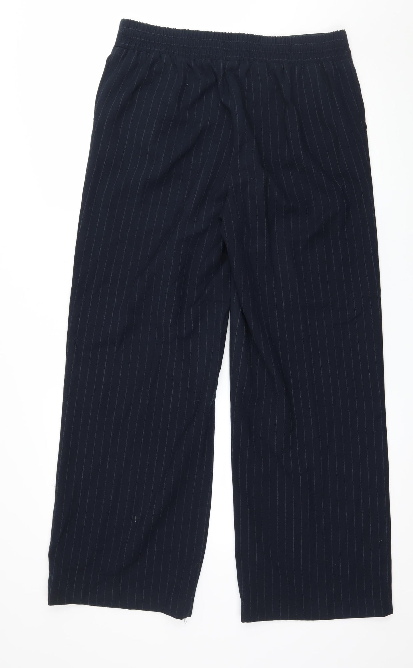 TU Womens Blue Striped  Trousers  Size 12 L29 in