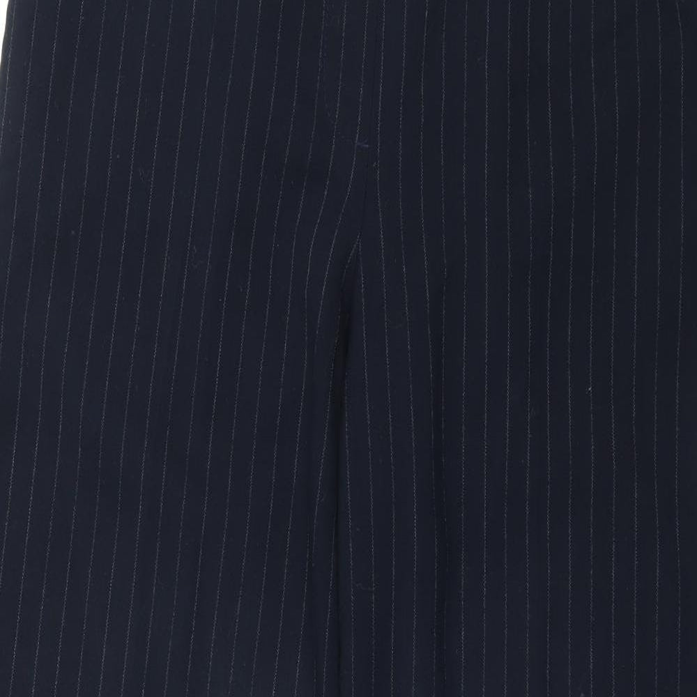 TU Womens Blue Striped  Trousers  Size 12 L29 in