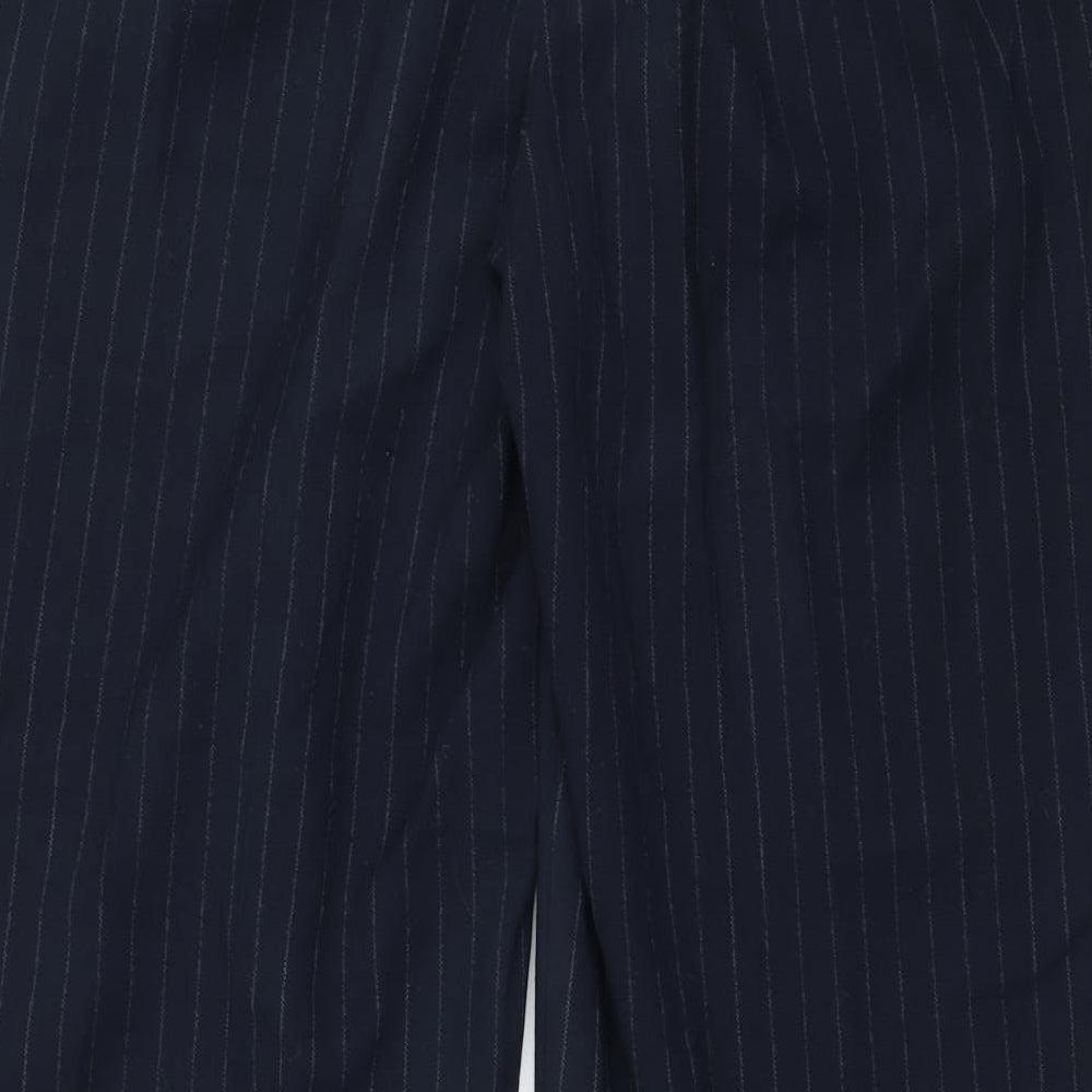 TU Womens Blue Striped  Trousers  Size 12 L29 in