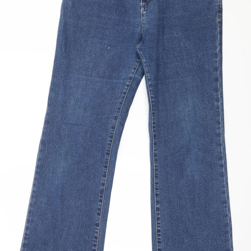 Per Una Womens Blue  Denim Straight Jeans Size 10 L30 in