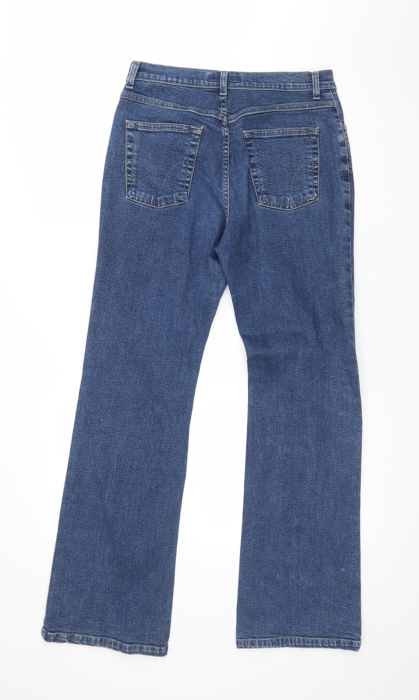 Per Una Womens Blue  Denim Straight Jeans Size 10 L30 in