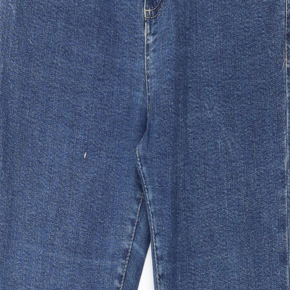 Per Una Womens Blue  Denim Straight Jeans Size 10 L30 in