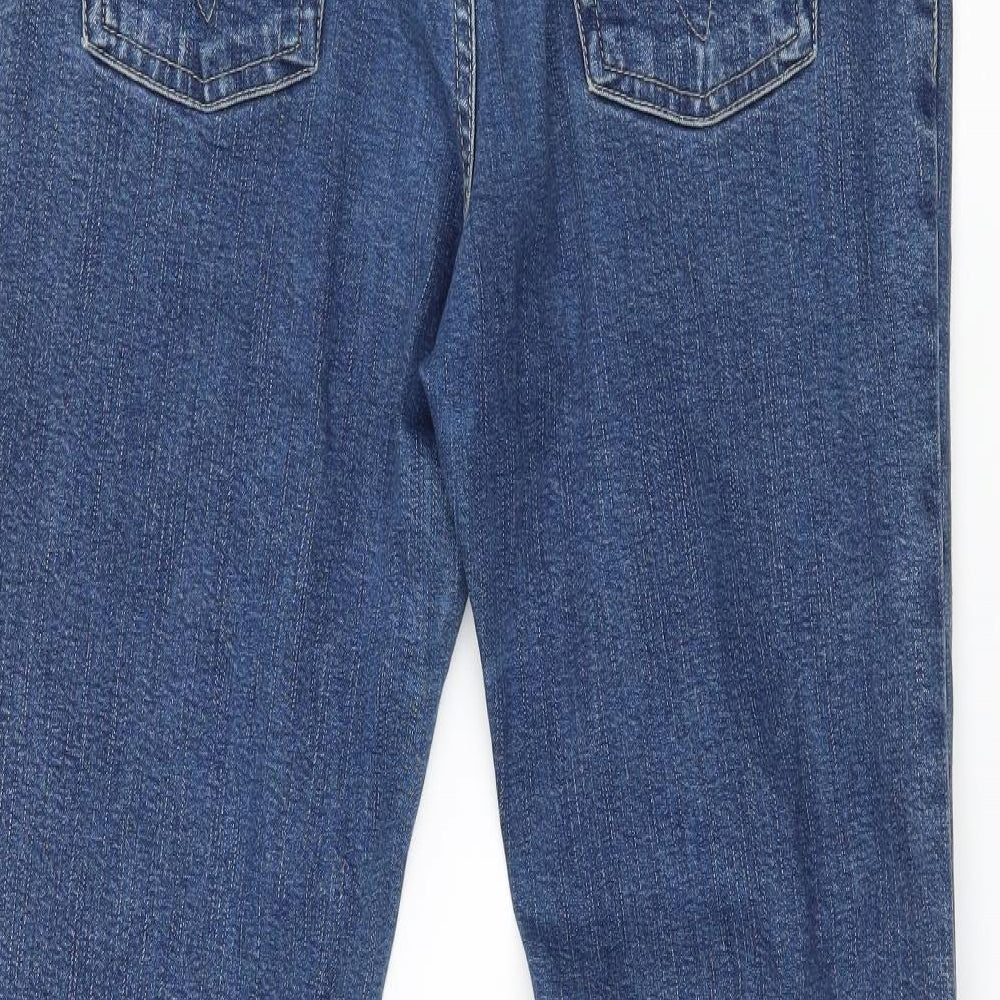 Per Una Womens Blue  Denim Straight Jeans Size 10 L30 in