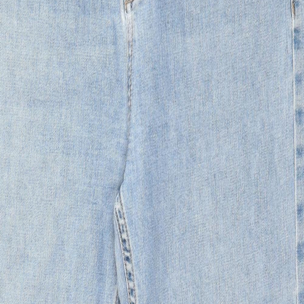 Topshop Womens Blue  Denim Mom Jeans Size 30 in L27 in