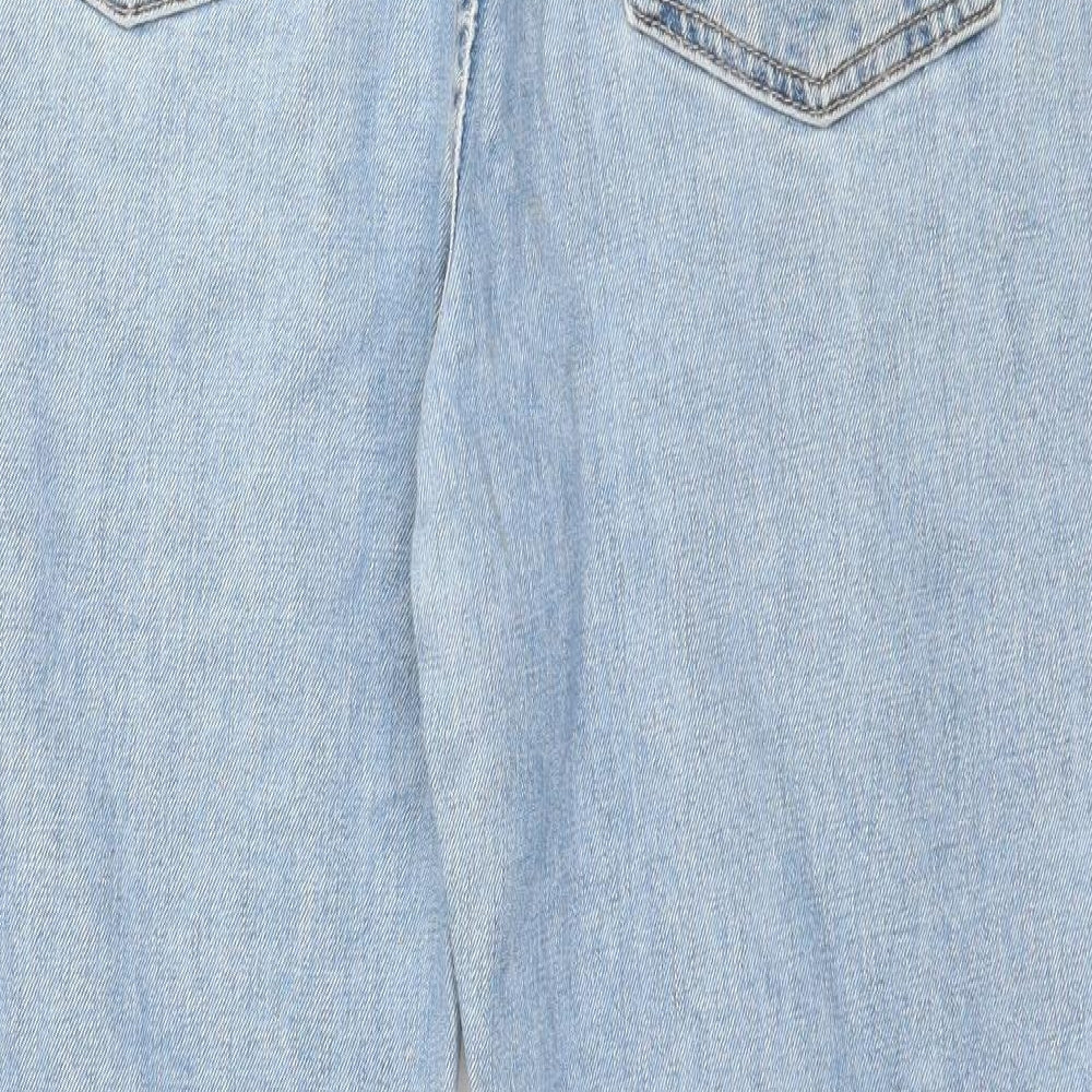 Topshop Womens Blue  Denim Mom Jeans Size 30 in L27 in