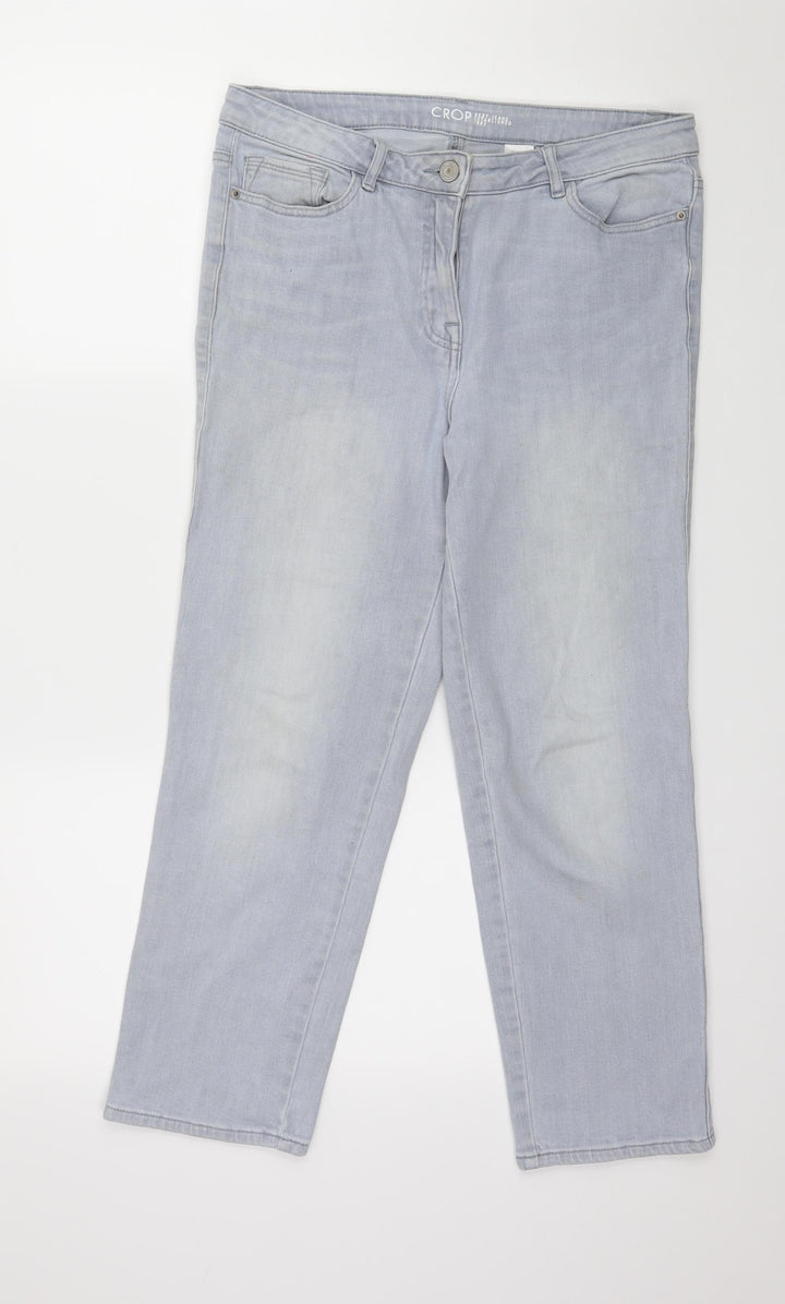 NEXT Womens Blue  Denim Skinny Jeans Size 12 L24 in