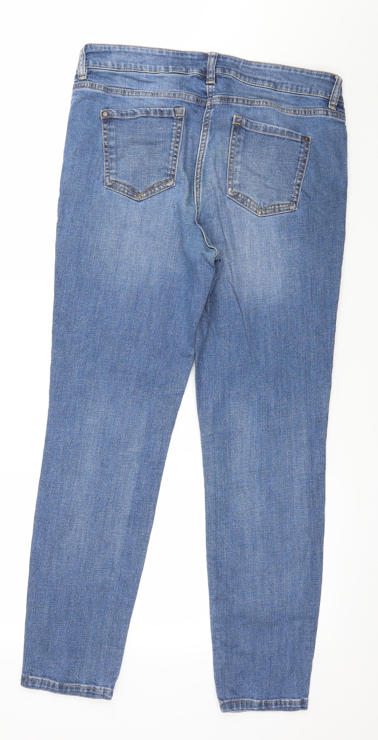 NEXT Womens Blue  Denim Skinny Jeans Size 14 L29 in