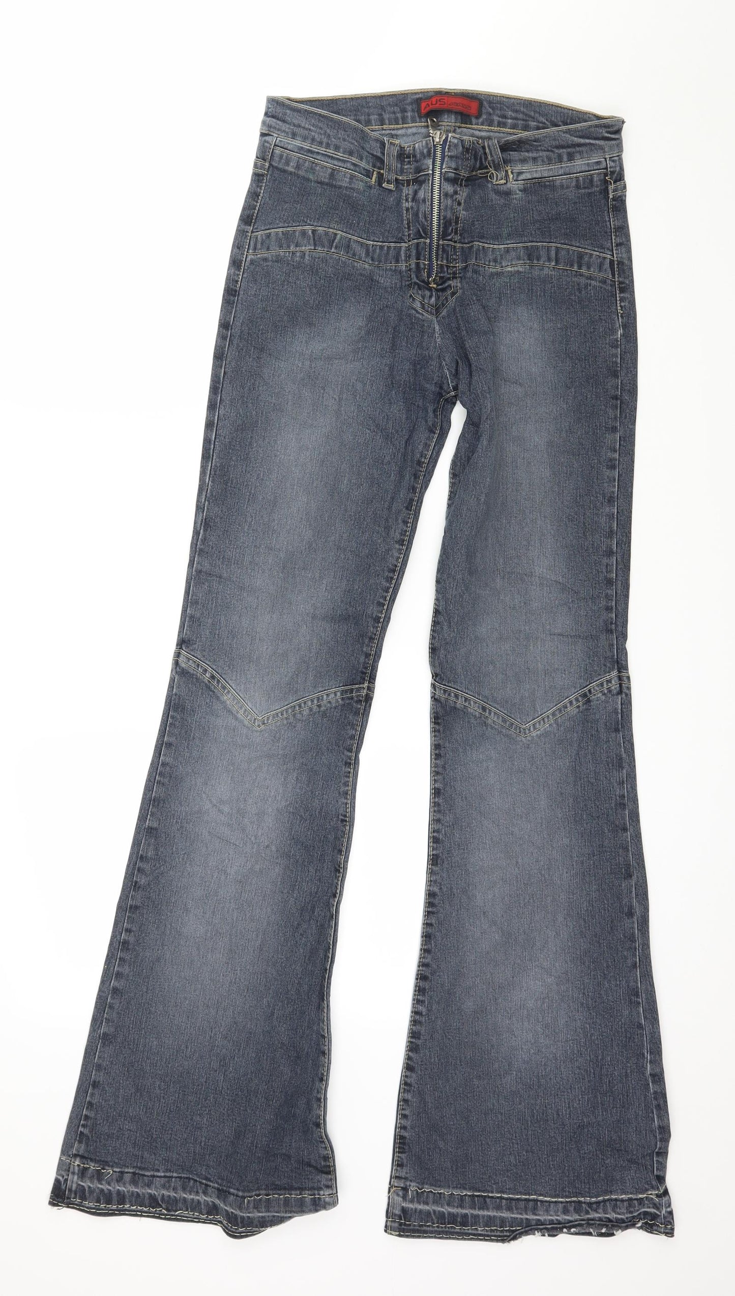 AUS Jeans Womens Grey  Denim Bootcut Jeans Size 28 in L32 in