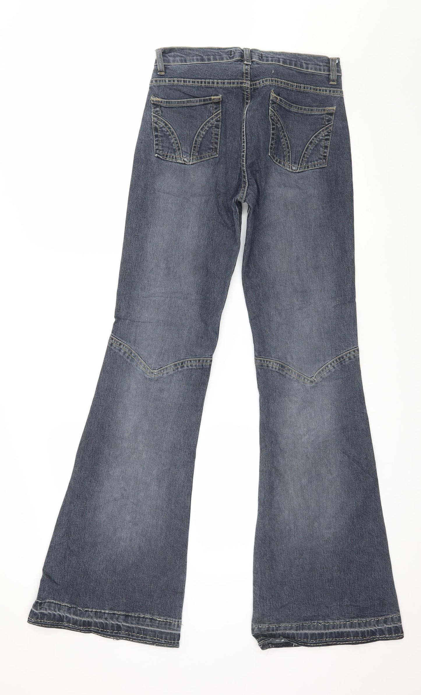 AUS Jeans Womens Grey  Denim Bootcut Jeans Size 28 in L32 in