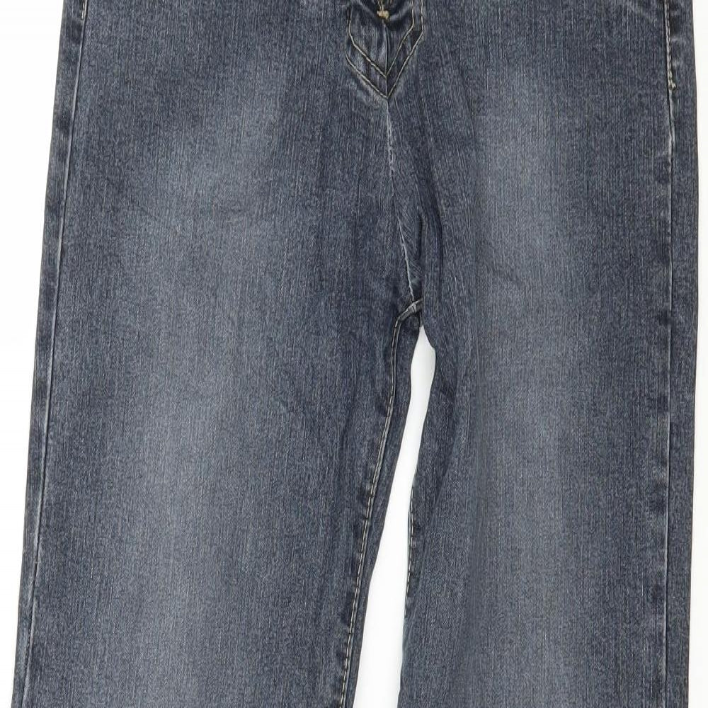 AUS Jeans Womens Grey  Denim Bootcut Jeans Size 28 in L32 in