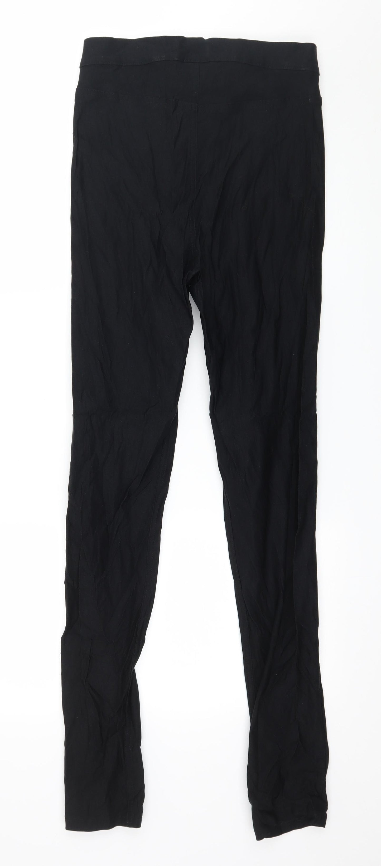H&M Womens Black   Trousers  Size 12 L30 in