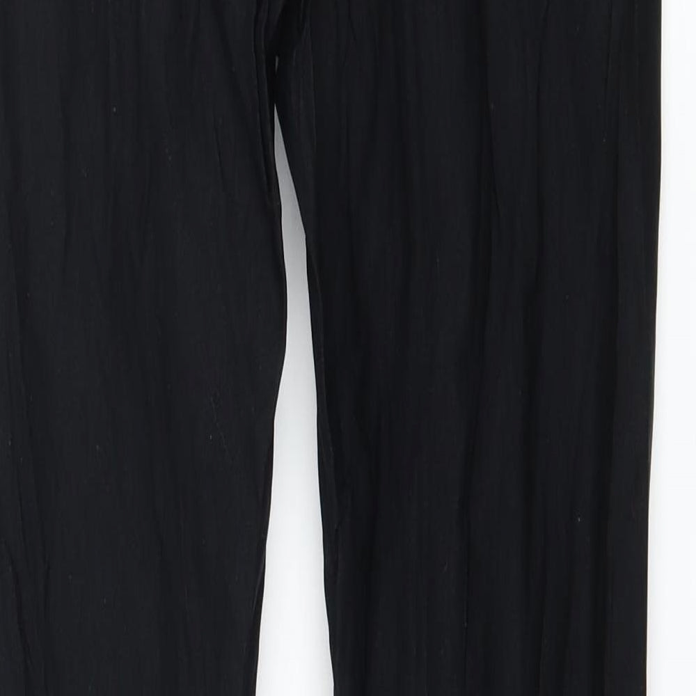 H&M Womens Black   Trousers  Size 12 L30 in