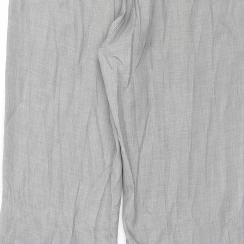 H&M Womens Grey   Trousers  Size 14 L32 in