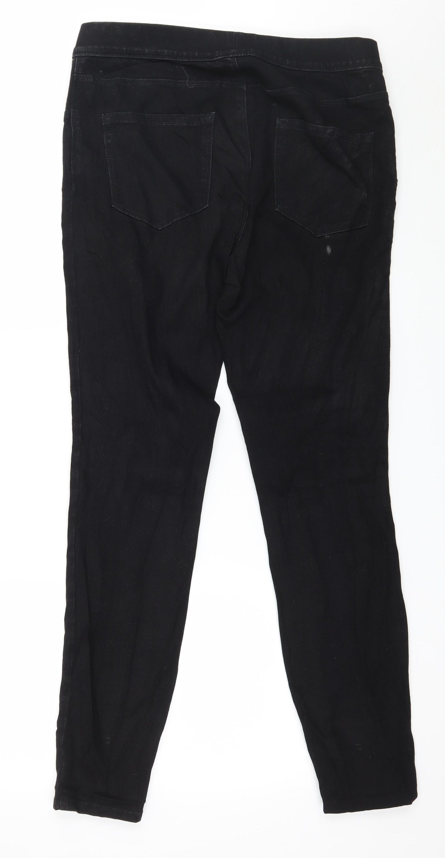 George Womens Black  Denim Jegging Jeans Size 10 L27 in
