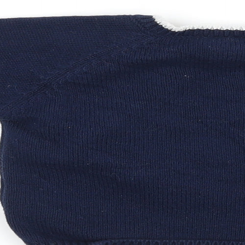 Matalan Boys Blue  Knit Pullover Jumper Size 6-9 Months  - Hedgehog
