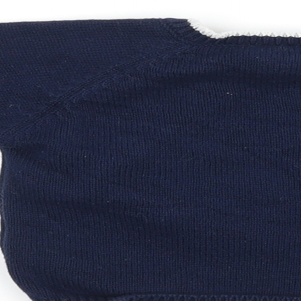Matalan Boys Blue  Knit Pullover Jumper Size 6-9 Months  - Hedgehog