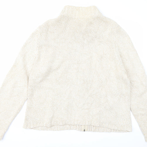 Papaya Womens Beige  Knit Cardigan Jumper Size 20