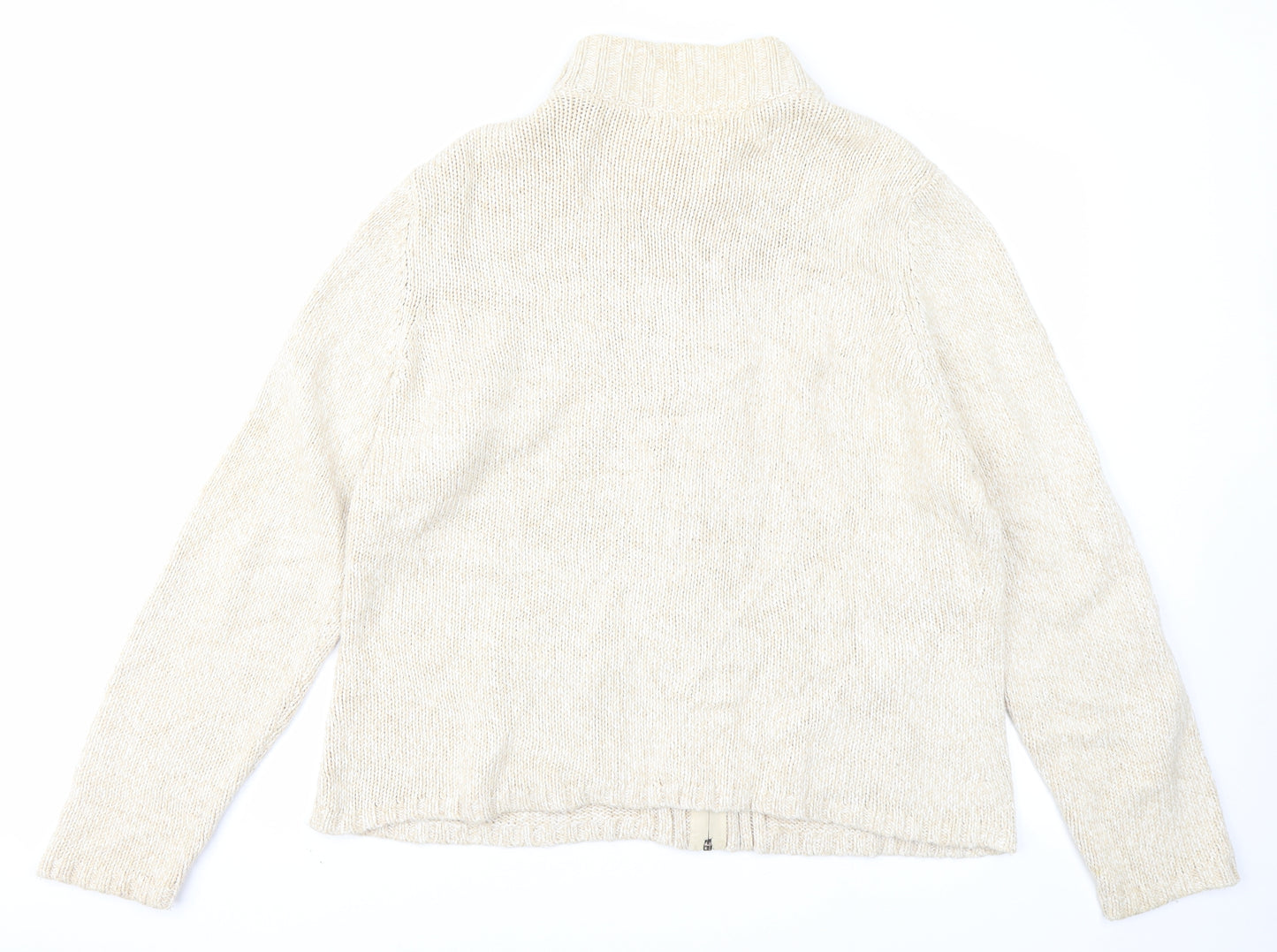 Papaya Womens Beige  Knit Cardigan Jumper Size 20
