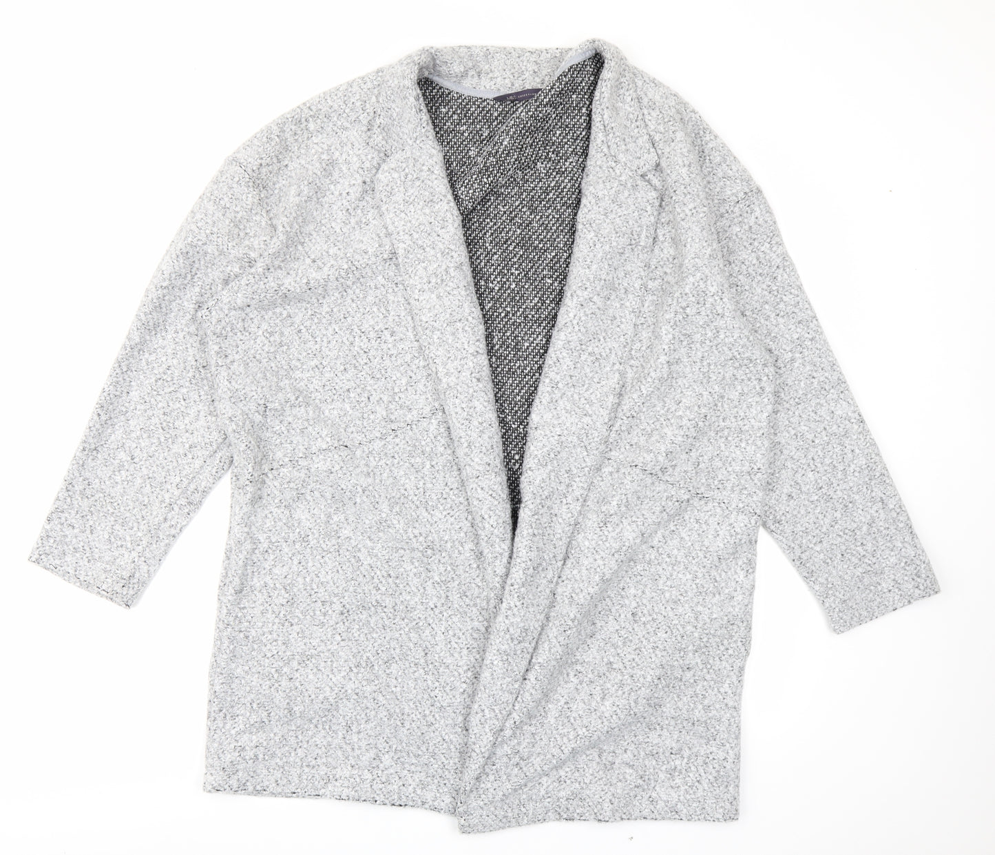M&S Collection Womens Grey   Cardigan Jumper Size 18