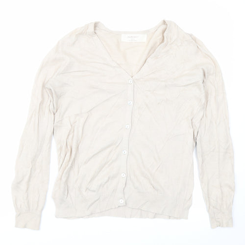 Zara Womens Beige   Cardigan Jumper Size S