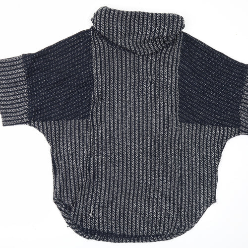 Izabel Womens Blue  Knit Pullover Jumper Size 8