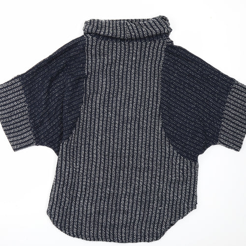 Izabel Womens Blue  Knit Pullover Jumper Size 8