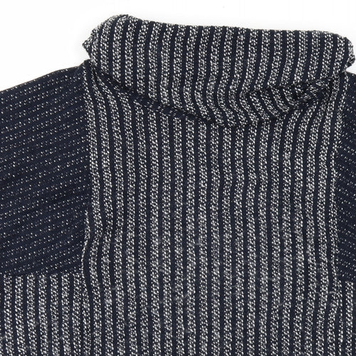 Izabel Womens Blue  Knit Pullover Jumper Size 8
