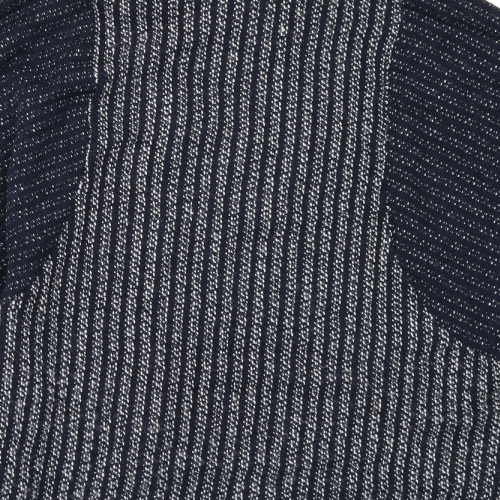 Izabel Womens Blue  Knit Pullover Jumper Size 8