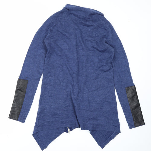 Love knitwear Womens Blue  Knit Cardigan Jumper Size S