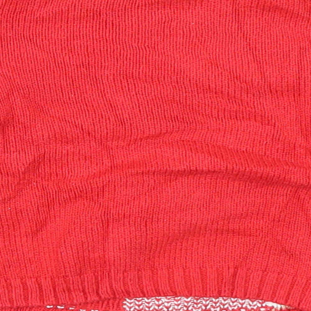 Matalan Baby Red  Knit Pullover Jumper Size 9-12 Months  - Christmas jumper