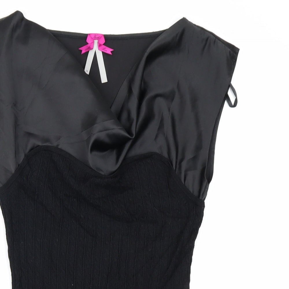 NEXT Womens Black   Basic T-Shirt Size 10