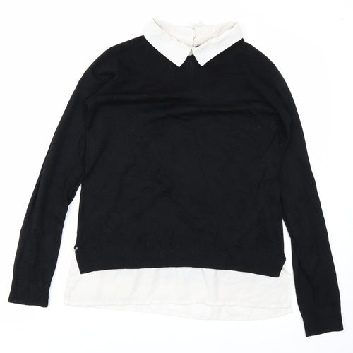 Dorothy Perkins Womens Black   Pullover Jumper Size 10
