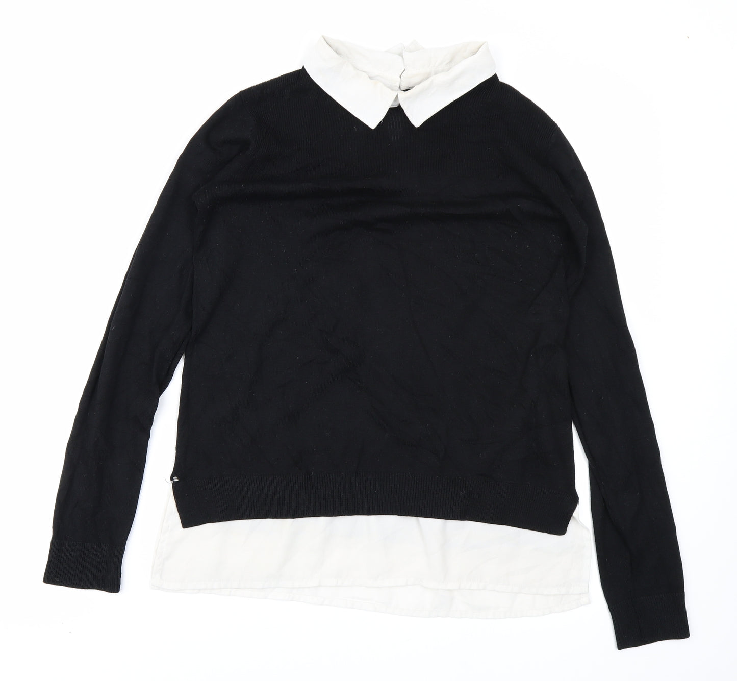Dorothy Perkins Womens Black   Pullover Jumper Size 10