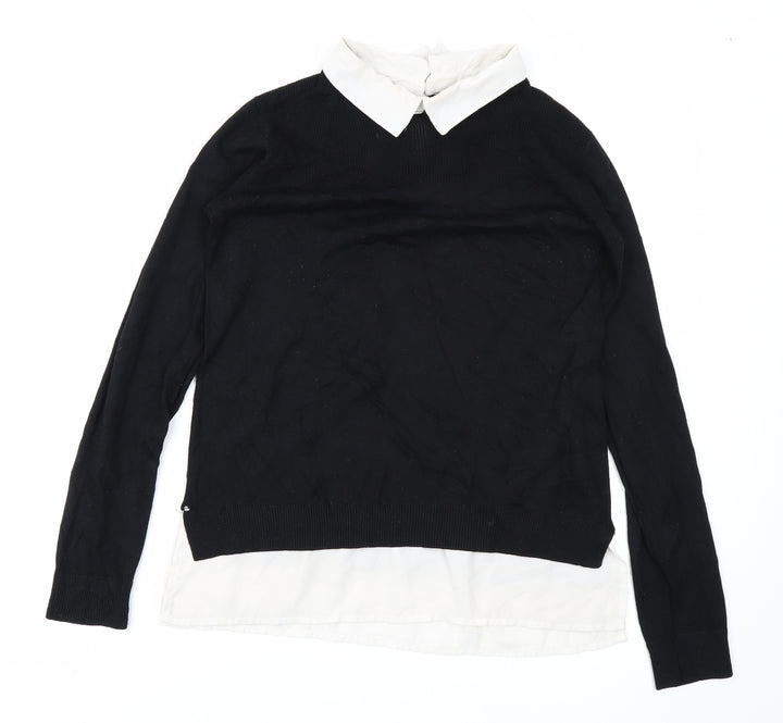 Dorothy Perkins Womens Black   Pullover Jumper Size 10