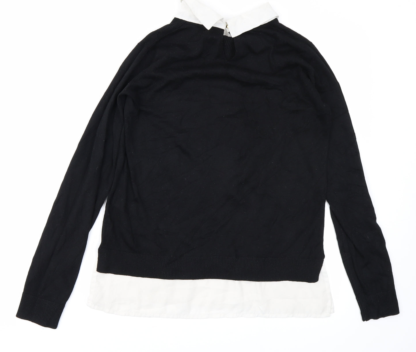 Dorothy Perkins Womens Black   Pullover Jumper Size 10
