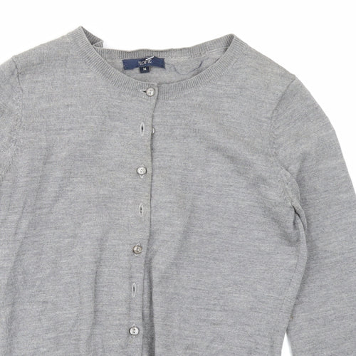 Rope Womens Grey  Knit Cardigan Jumper Size M